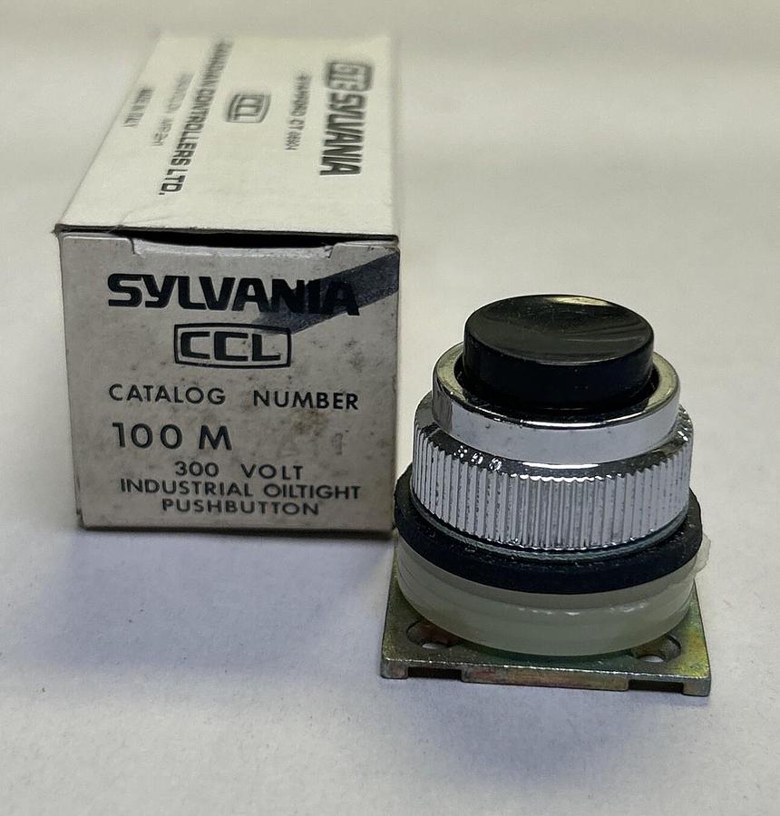 SYLVANIA,100MA11,PUSH BUTTON NOS