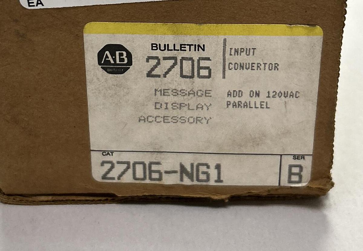 Used ALLEN BRADLEY,2706-NG1,SER B DISPLAY ACCESSORY NEW