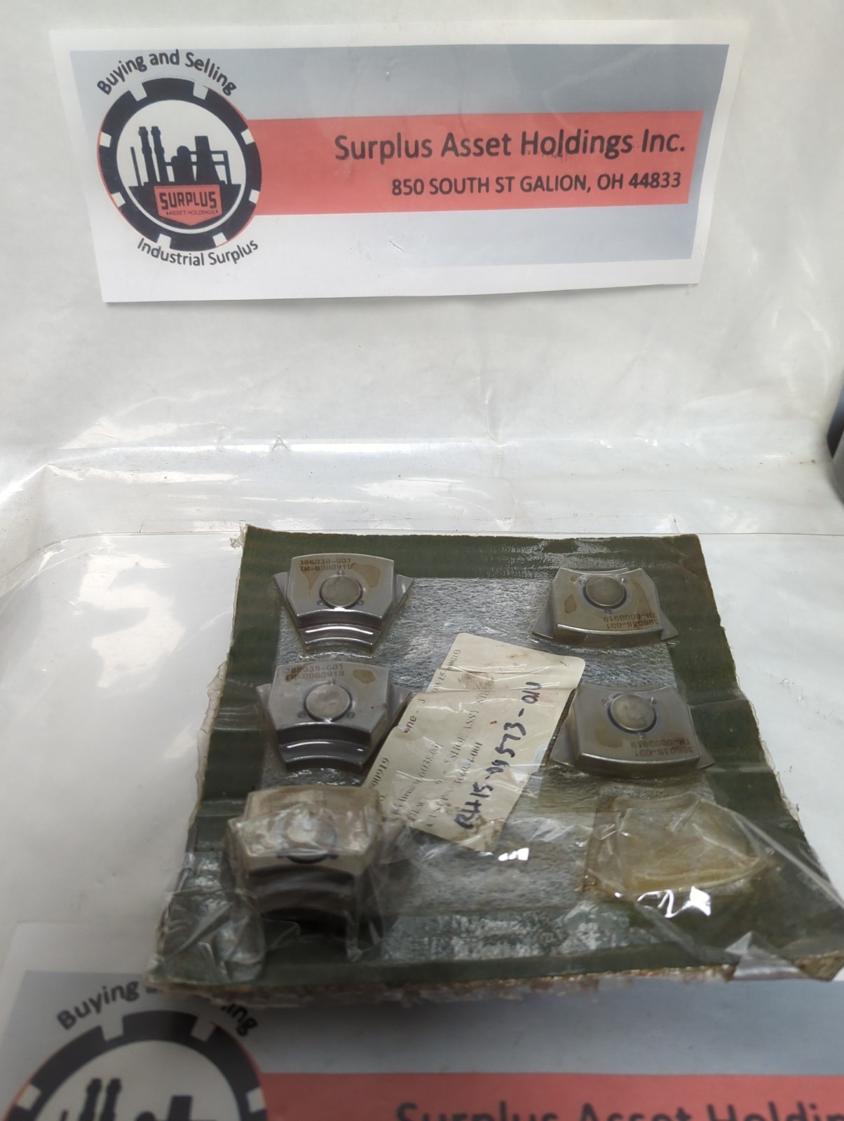 KINGSBURY,366038-001,THRUST BEARING SHOE PACK OF 5 NOS