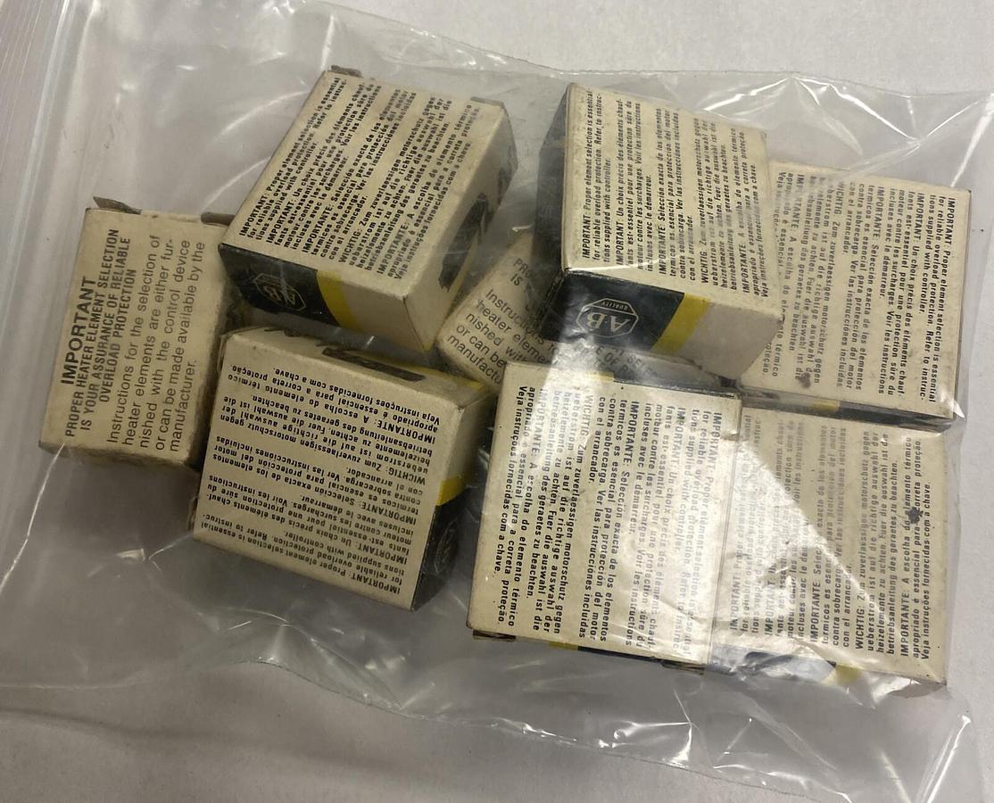 Allen-Bradley,N41,Heater Lot Of 8 NOS
