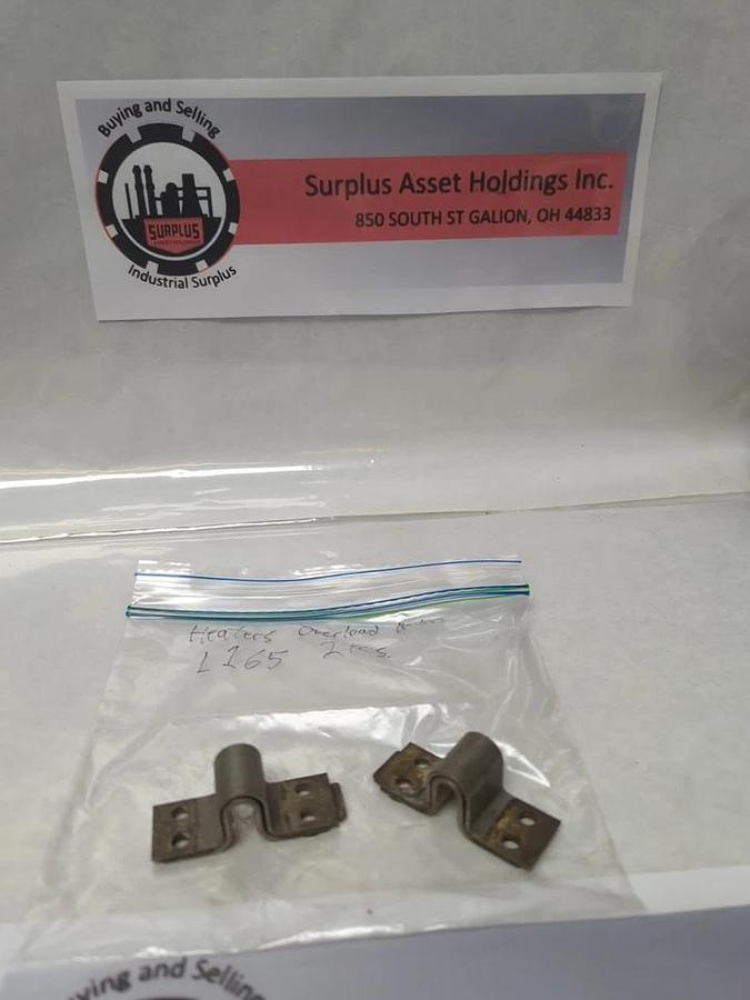 Used SYLVANIA,L165,OVERLOAD HEATER ELEMENT LOT OF 2 PRE-OWNED