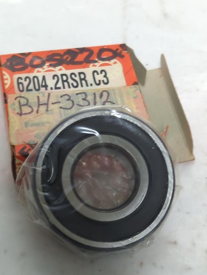 FAG,6204 2RSR C3,SEALED DEEP GROOVE BALL BEARING 20X47X14MM LOT OF 2 NOS
