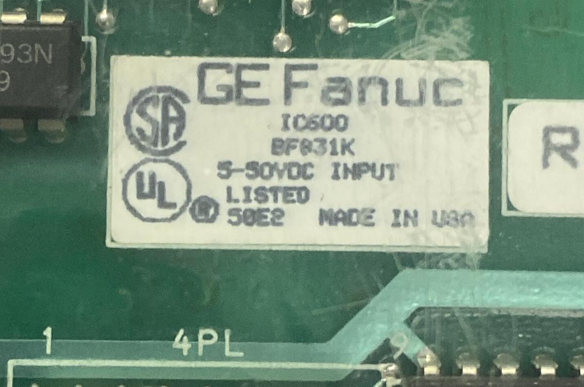 GE FANUC,IC600BF831,INPUT MODULE 32POINT WITH LIGHTS NEW