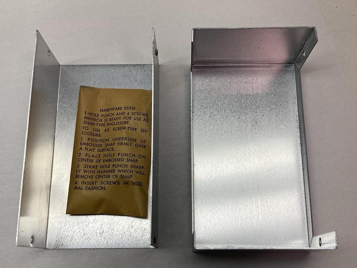 BUD,CU-2106-A,Combination Snap Or Screw Type Minibox 5-1/4L 3W 2-1/8H