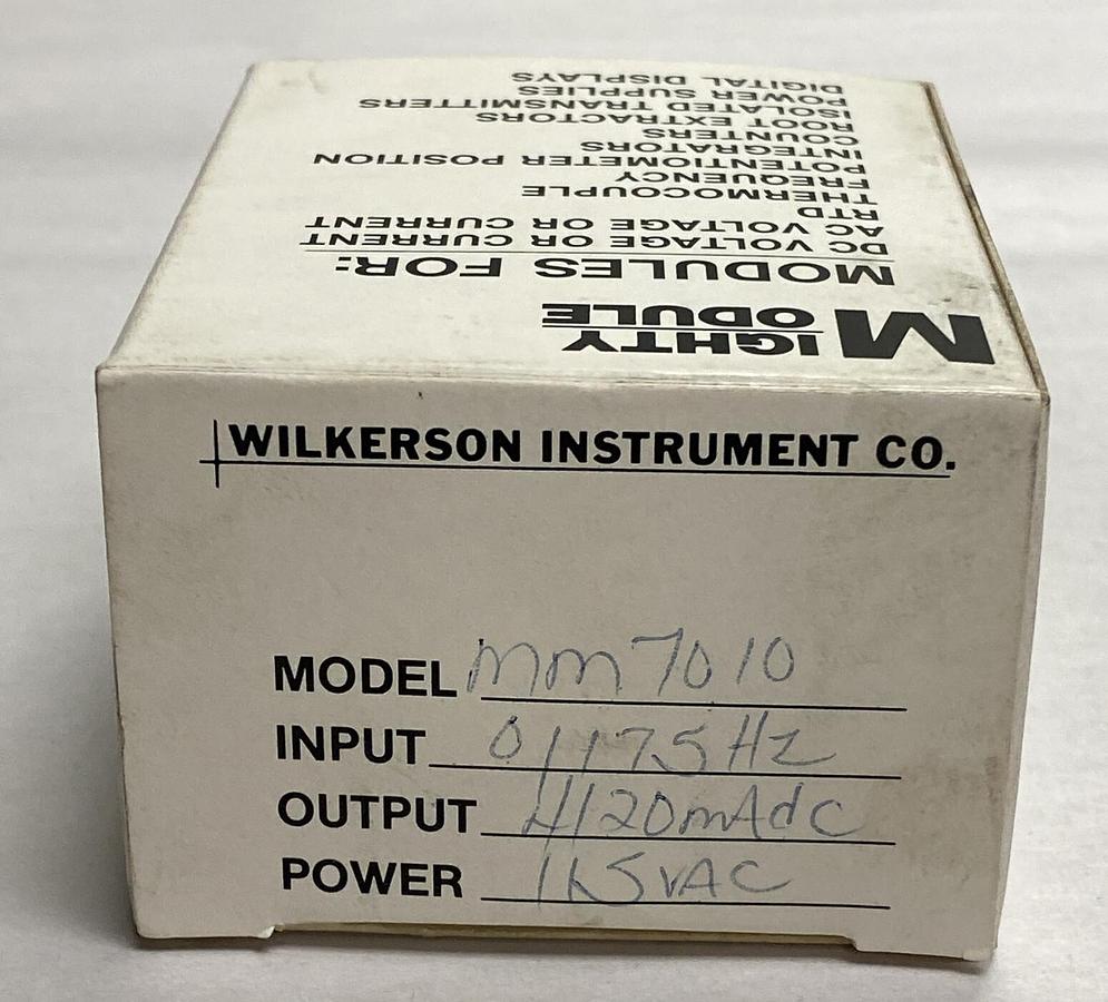 WILKERSON INSTR CO,MM7010,MIGHTY MODULE TRANSMITTER NOS