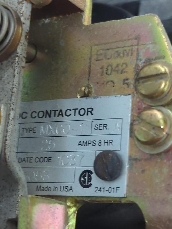 Used EFM,7004-MXC0-1,LINE ARC DC CONTACTOR SERIES A SIZE 1 PRE-OWNED