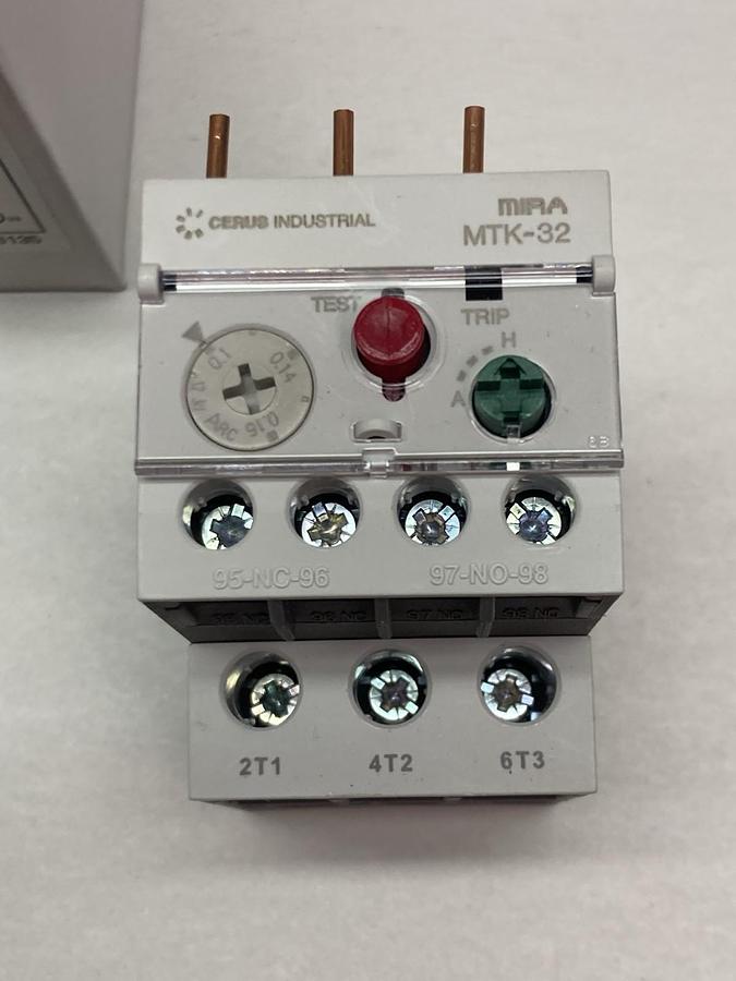 Cerus Industrial,MTK-32/3K 0.16S,Thermal Overload Relay 50/60Hz