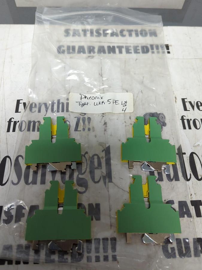 PHEONIX,TYPE UKK-5-PE,TERMINAL CONTACT/GROUND LOT OF 4 NOS