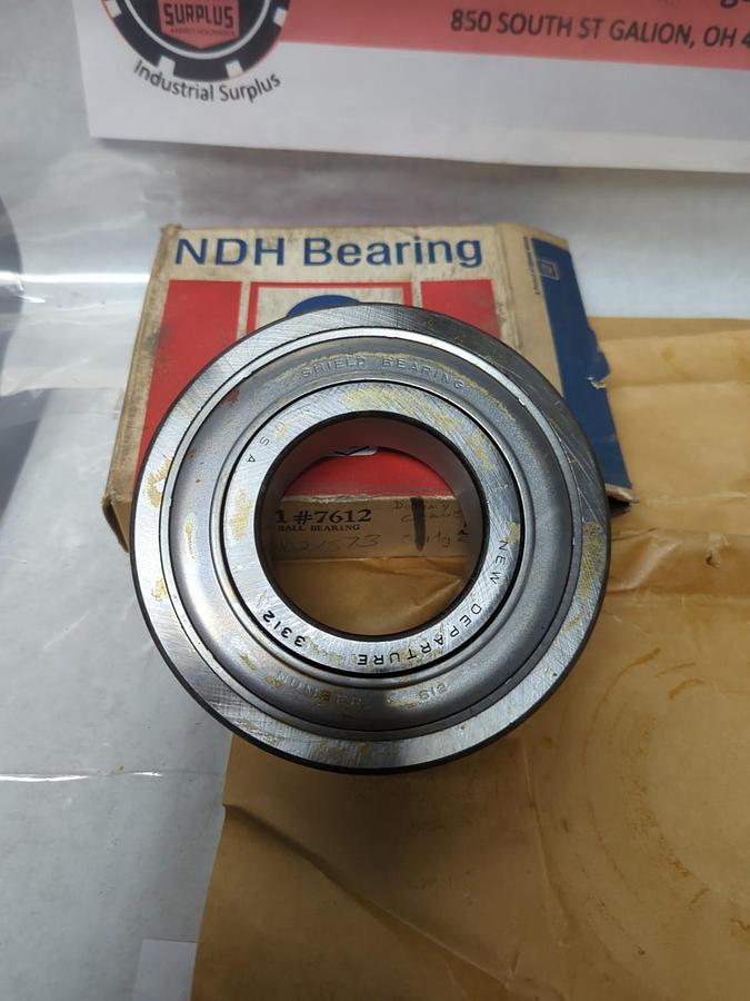 NDH,7612,DEEP GROOVE BALL BEARING NOS