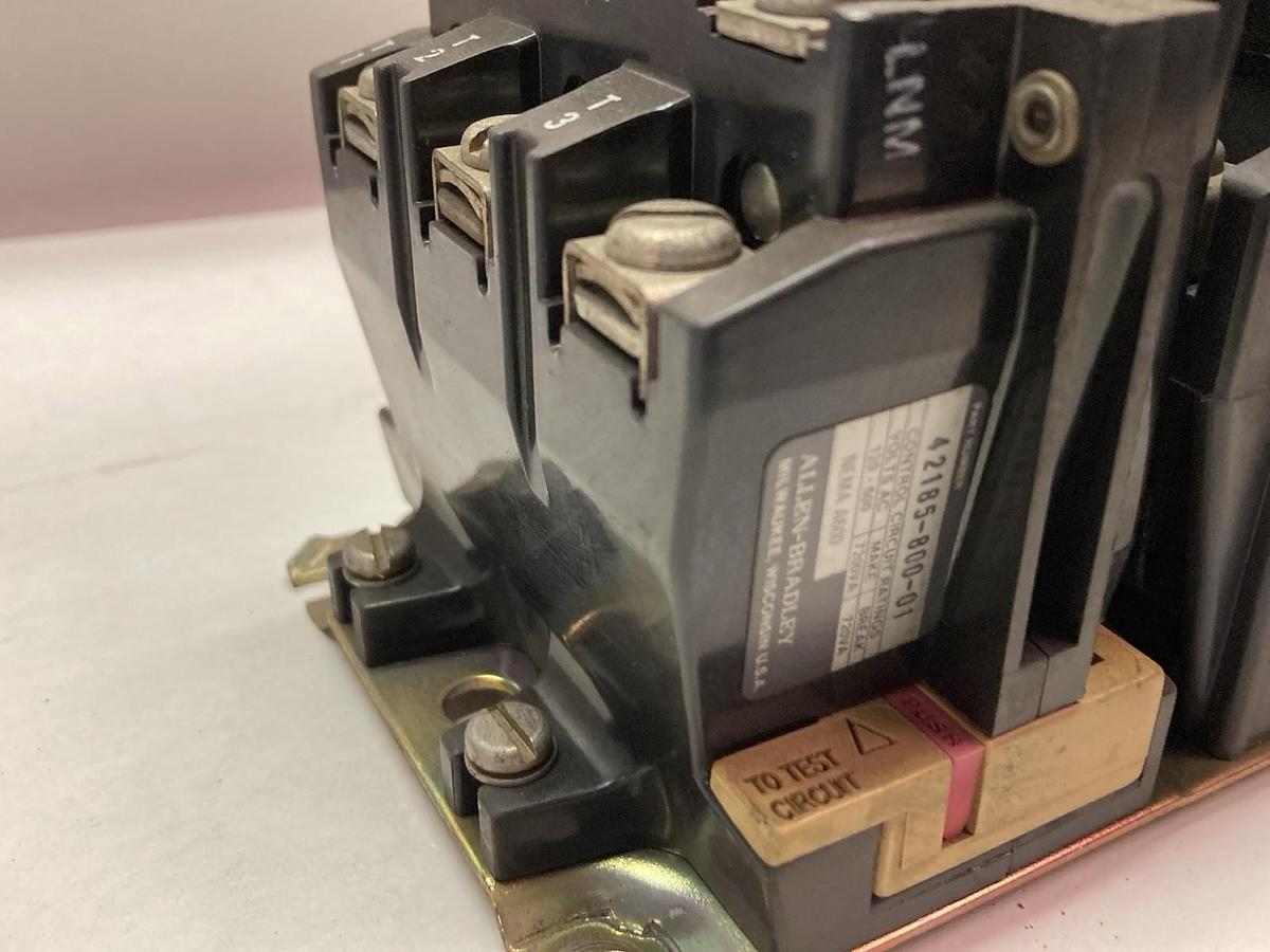 Used Allen-Bradley,509-BOD,Nema Full Voltage Non-Reversing Starter Size 1 115-120V 60