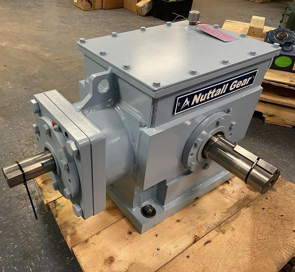 Used NUTTALL,WSR7 18R,GEAR REDUCER RATIO 2.454 60HP OUTPUT 265 RPM 2.75 IN 2IN SHAFTS