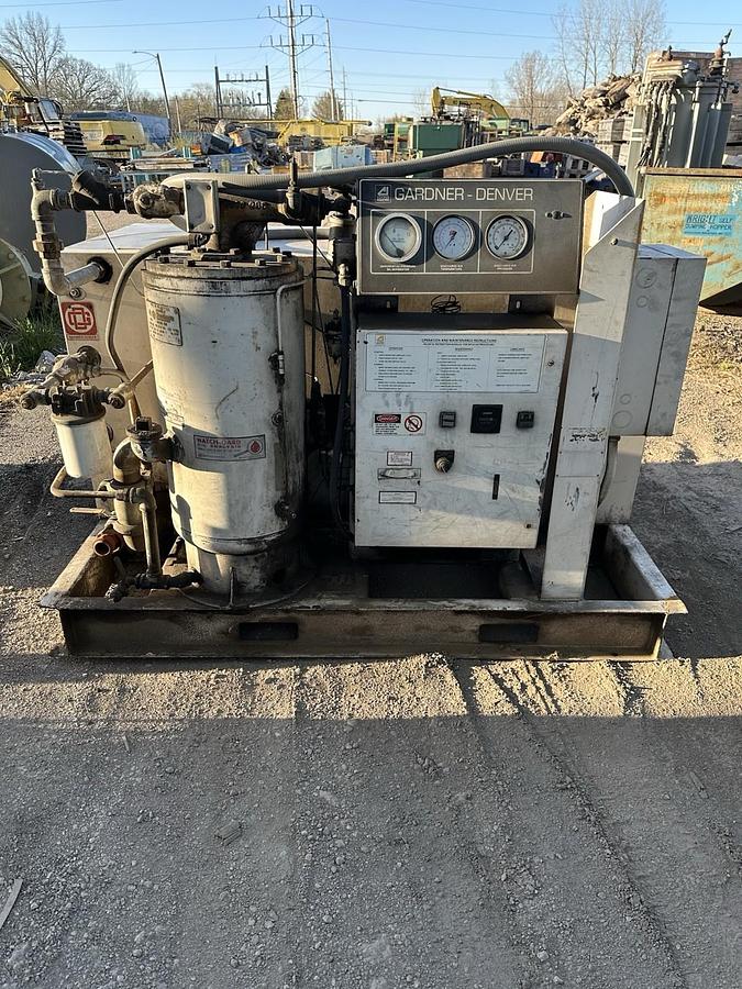 Used Gardner Denver 50 HP Rotary Screw Air Compressor