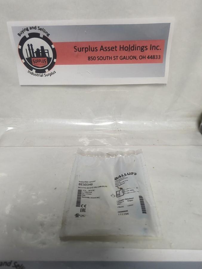 BALLUFF,BES0346,INDUCTIVE SENSOR NOS