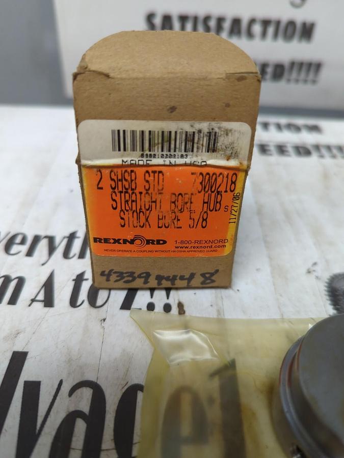 REXNORD,7300218,2SHSB STD STRAIGHT BORE HUB STOCK BORE 5/8 INCH NOS