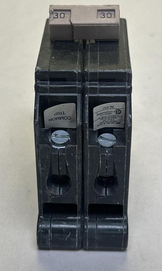 Used CUTLER-HAMMER,CH230,CIRCUIT BREAKER 30A 120/240V 2P