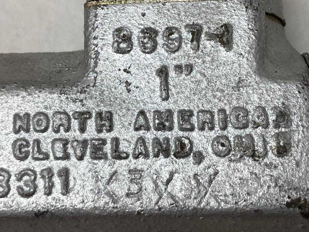 Used North American MFG Co,8697-3,1 Inch Gas Valve