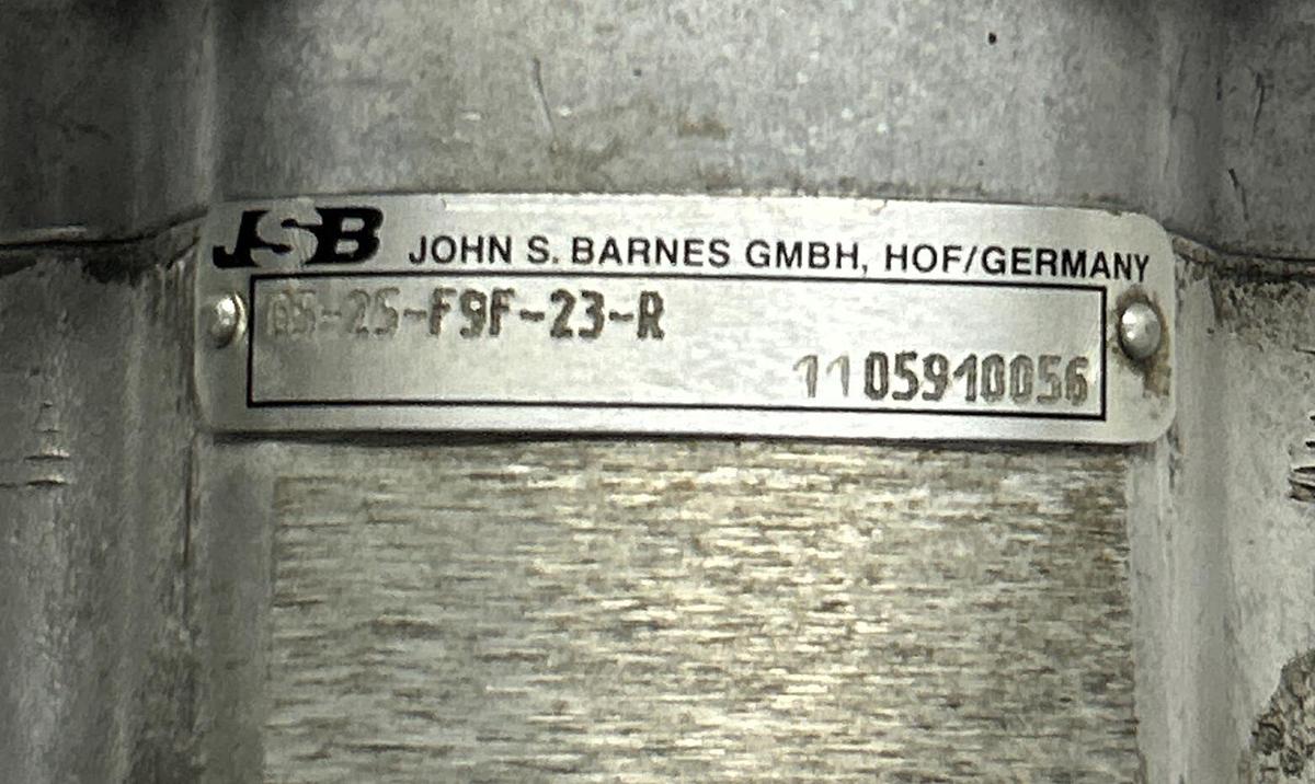 Used JSB,G5-25-F9F-23-R,HYDRAULIC PUMP