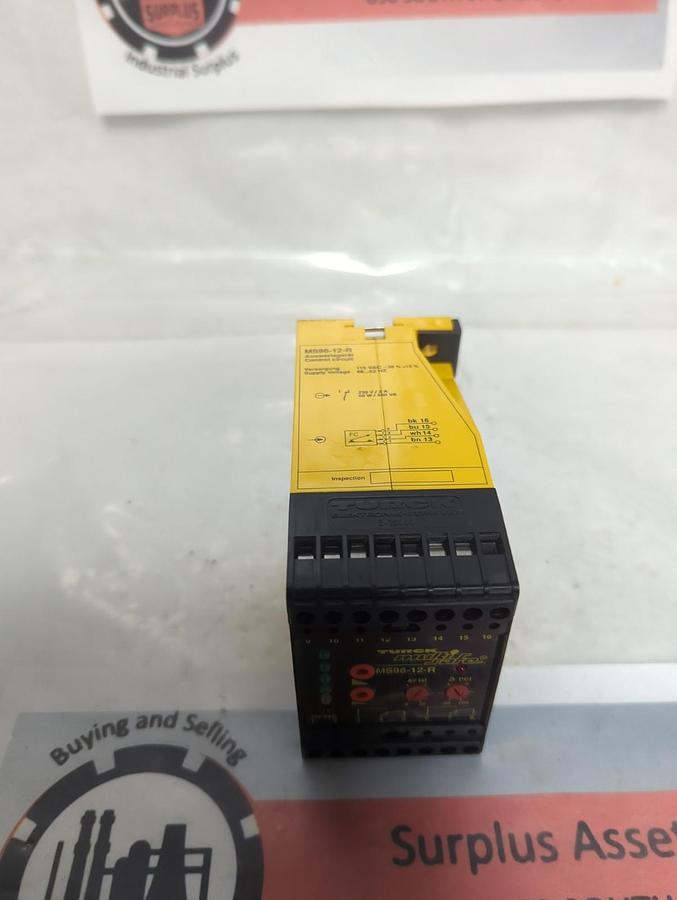 Used TURCK.MS96-12-R,MULTI-SAFE CONTROL CIRCUIT 115 VAC PRE-OWNED