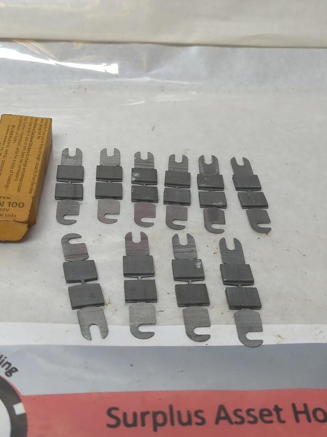 COOPER BUSSMANN,LKN 100,SUPER-LAG FUSE LIKE 250V BOX OF 10 NOS