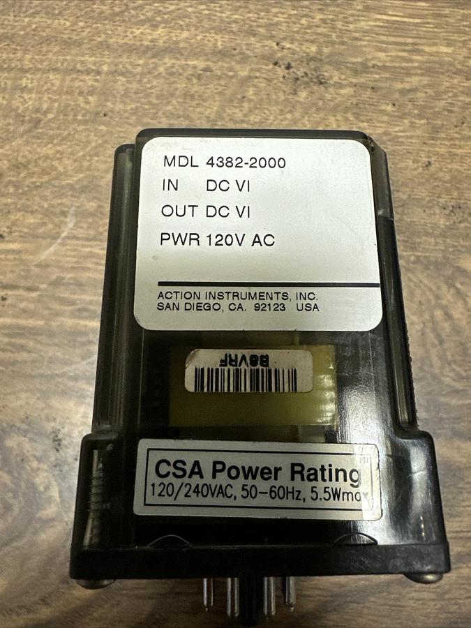 Used Action Pak,4382-2000,Signal Conditioner