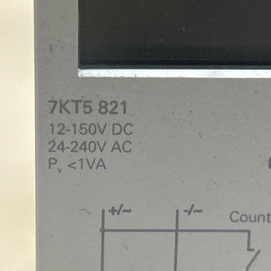 Used SIEMENS,7KT5821,ELECTRONIC TIMER COUNTER