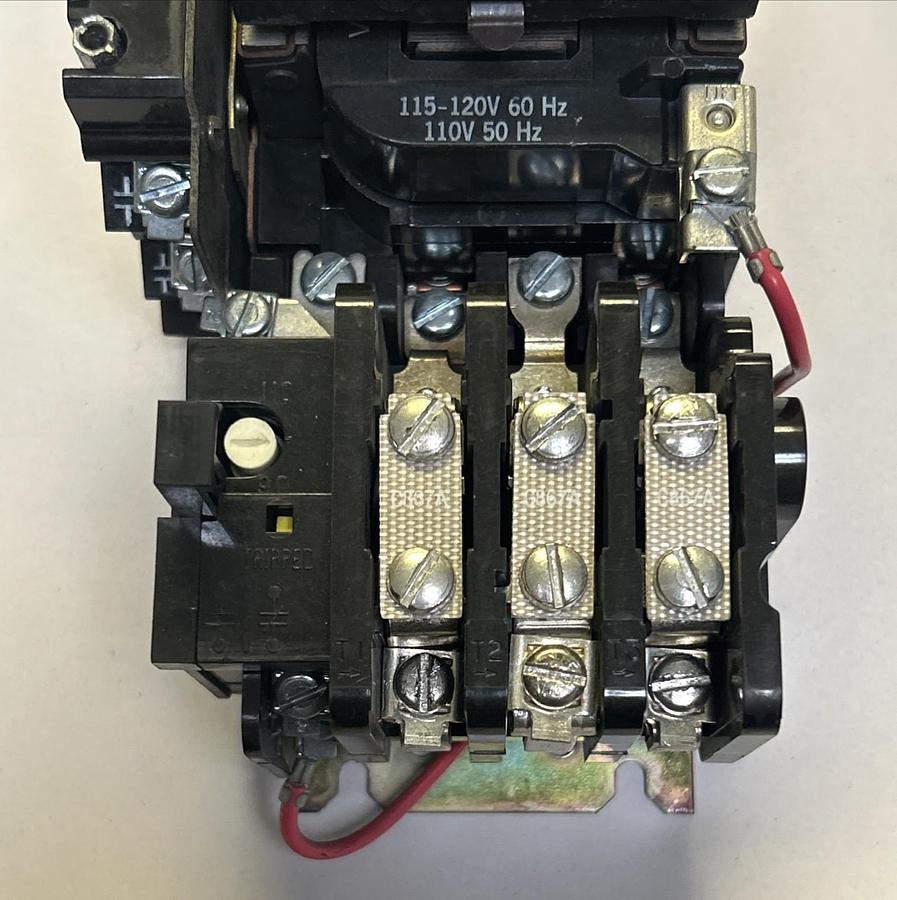 Used GENERAL ELECTRIC,CR306C0,MOTOR STARTER SIZE 1 27A 600V