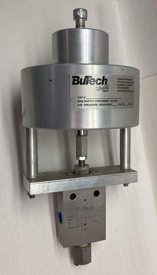 Used Butech,60UV66V-AT05,Pneumatic Actuator Valve 14000PSI Body #SFPV66