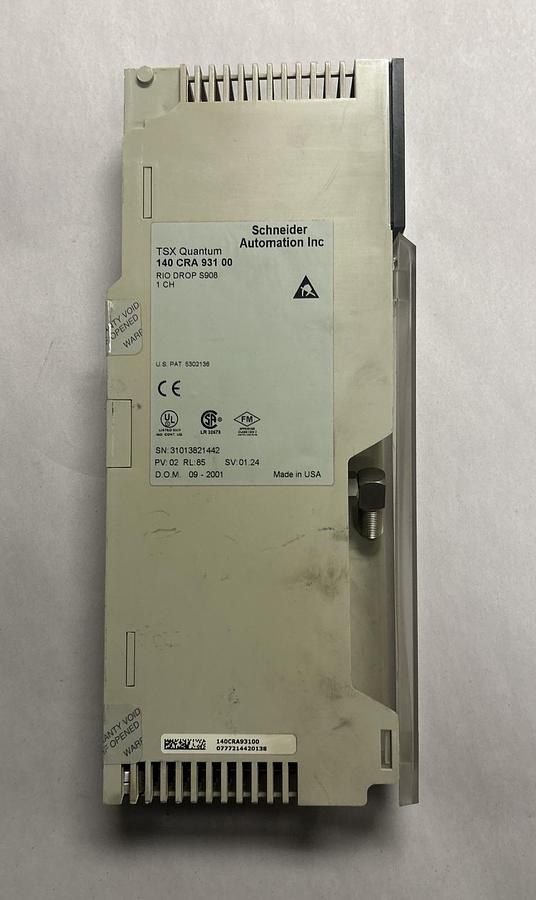 Used SCHNEIDER,140CRA93100,RIO DROP ADAPTOR MODULE
