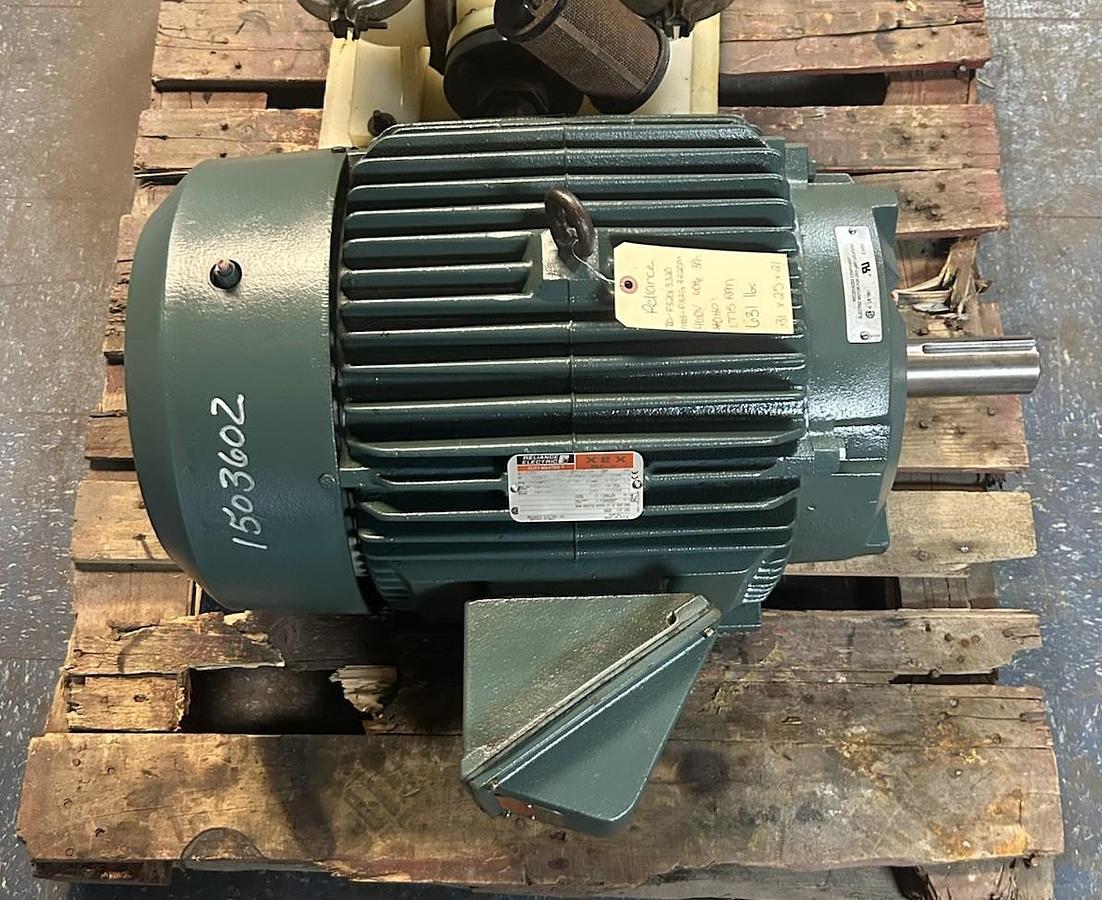 Used RELIANCE,P32G3320M,MOTOR 40HP 460V 1775RPM 3PH 324T FRAME