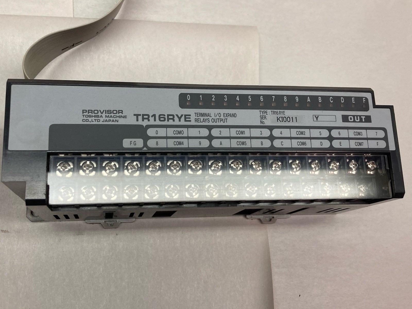 Used Provisor,TR16RYE TR16DIC-1,Terminal I/O Expand and Controller