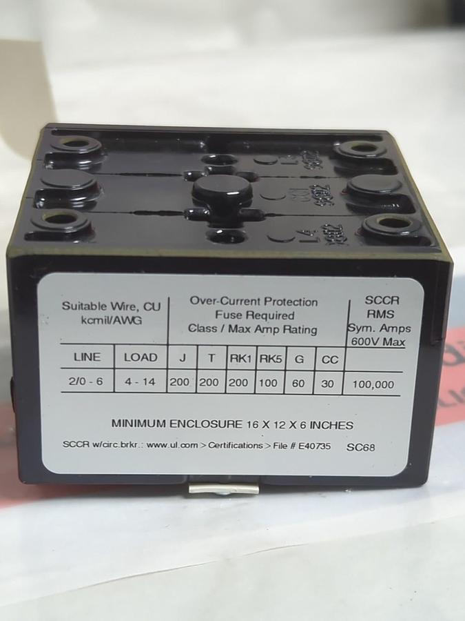 ALLEN BRADLEY,1492-PD3141,SERIES B POWER TERMINAL BLOCK 600V CU WIRE NOS