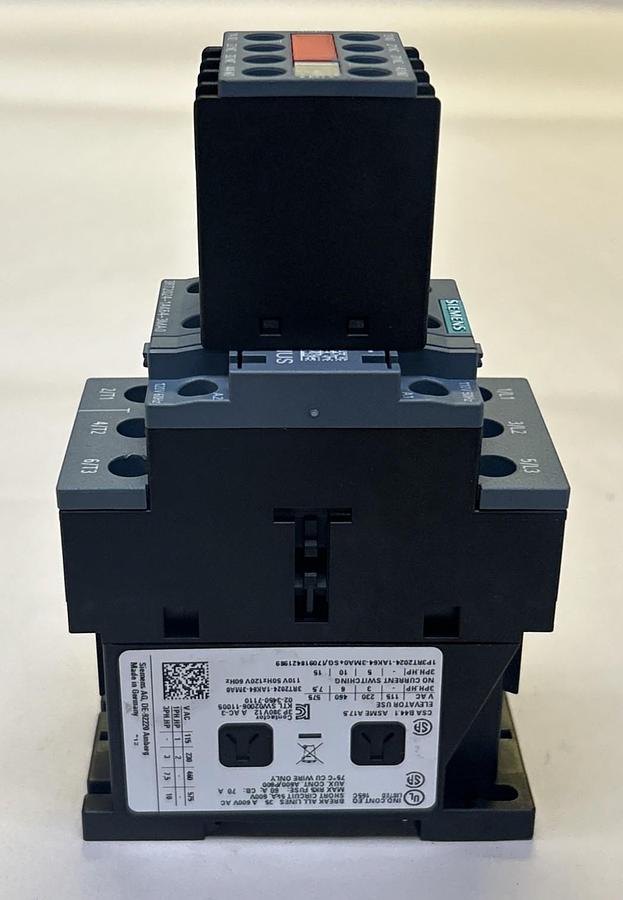 Used SIEMENS,3RT2024-1AK64-3MA0,POWER CONTACTOR