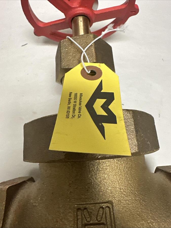 Milwaukee,200SWP 400WOG,2" Brass Gate Valve Fig. 570
