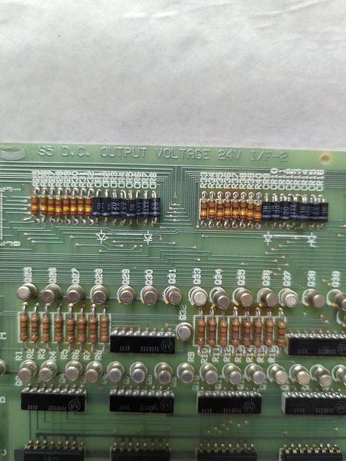Used BENDIX,3730466E,S5 OUTPUT VOLTAGE 24V I/F-2 CIRCUIT BOARD PRE-OWNED