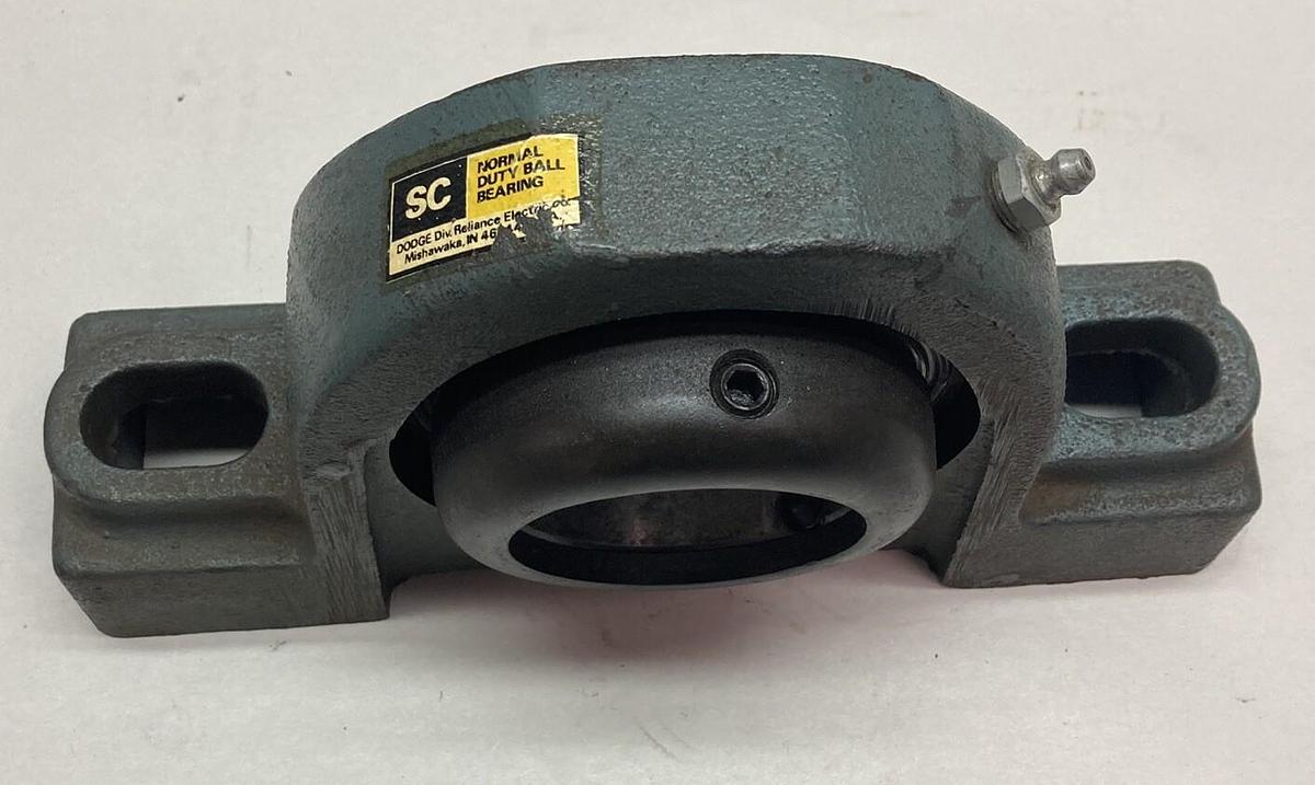 Used Dodge,SC-1,Normal Duty Pillow Block Ball Bearing 124078