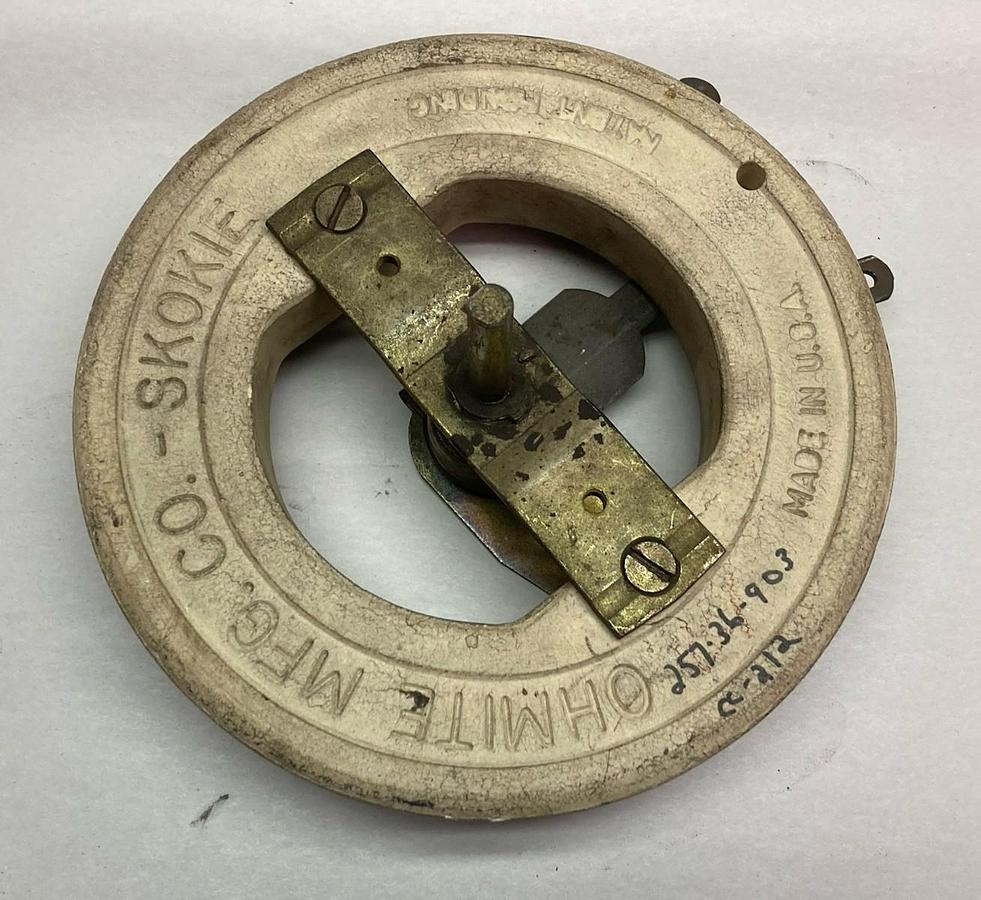 Used Ohmite,RRS750,Rheostat 750OHM