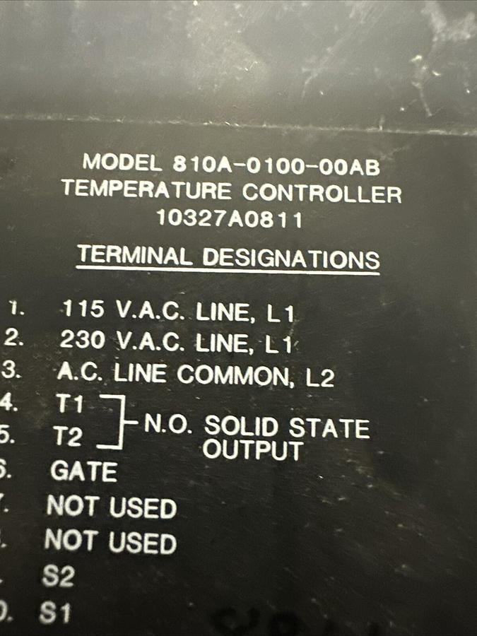 Used Hayssen,810A-0100-00AB,Temperature Controller (G075)