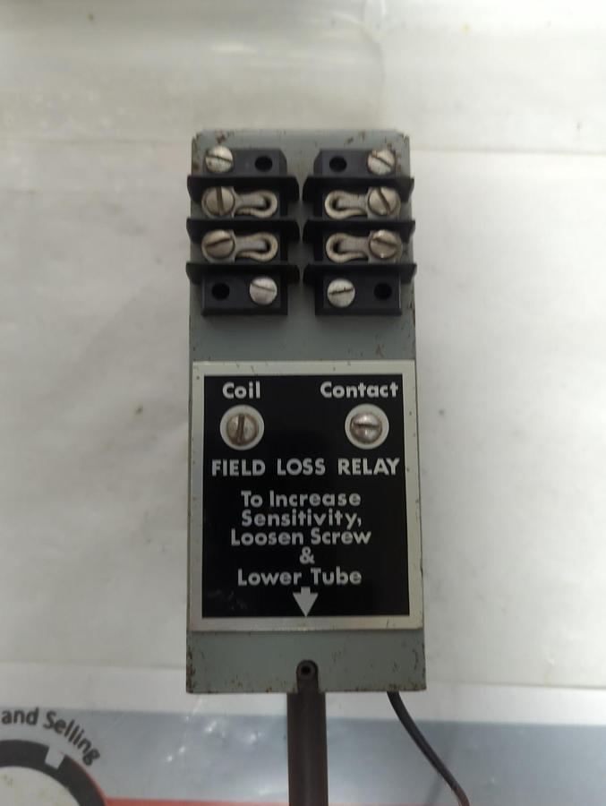 Used UNBRANDED,990137,FIELD LOSS RELAY PRE-OWNED