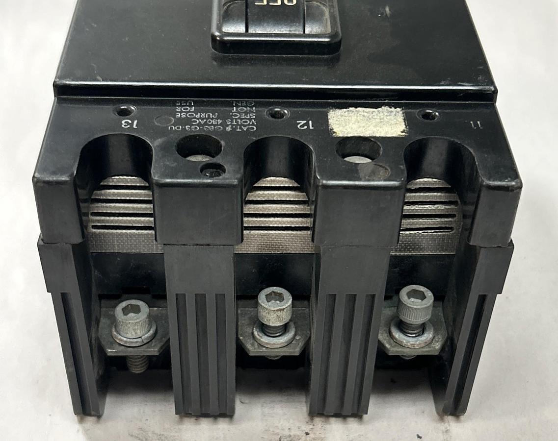 Used HEINEMANN,GB3-G3-DU,Circuit Breaker 55-64A 480V 3P