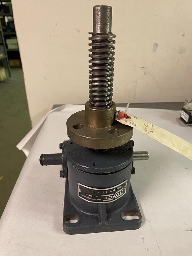 JOYCE,1114351,SCREW JACK ACTUATOR RATIO 6:1 .25IN MOVEMENT 5/8IN DIA SHAFT
