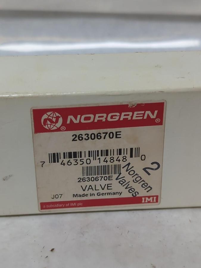 NORGREN,2630670E,SOLENOID VALVE NOS