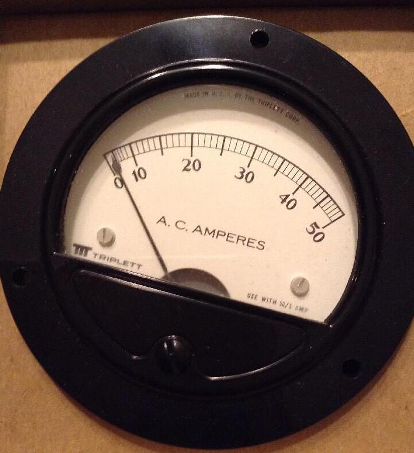 Triplett Panel Meters,Model 331S and Model 421, Rectifier Type