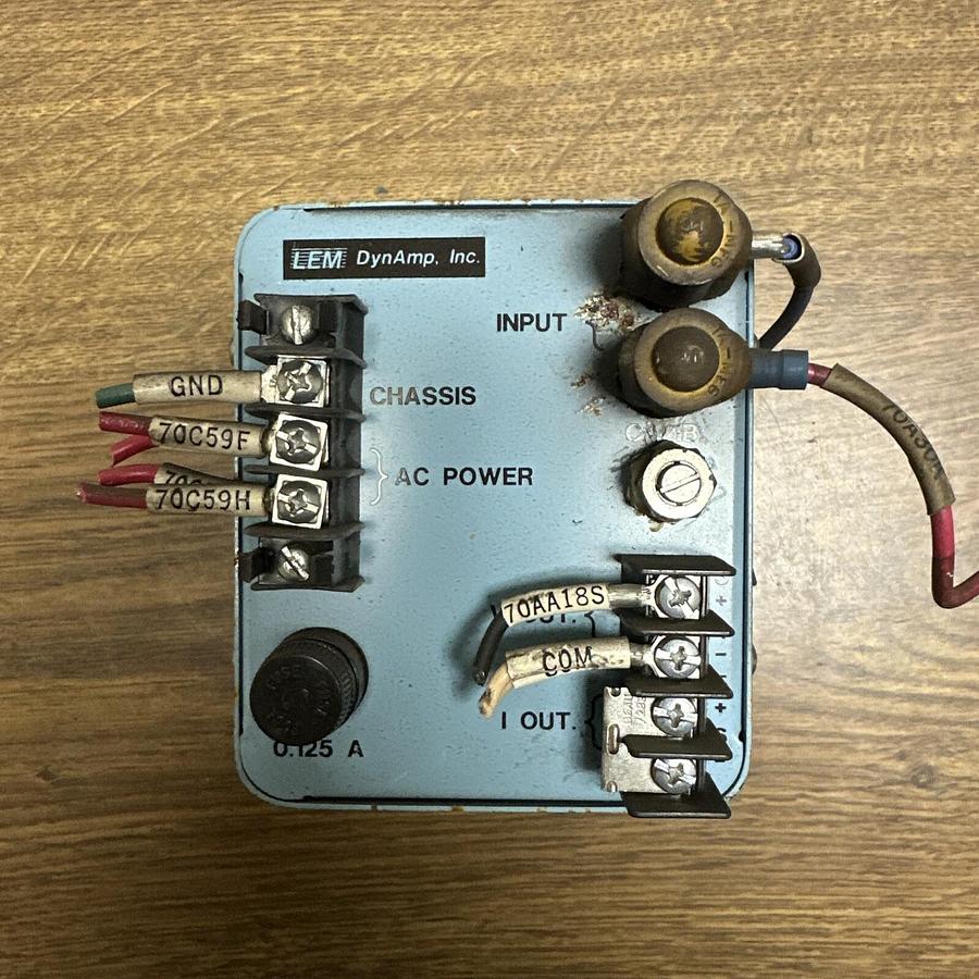 Used LEM DynAmp,021380,MVI Voltage Isolator