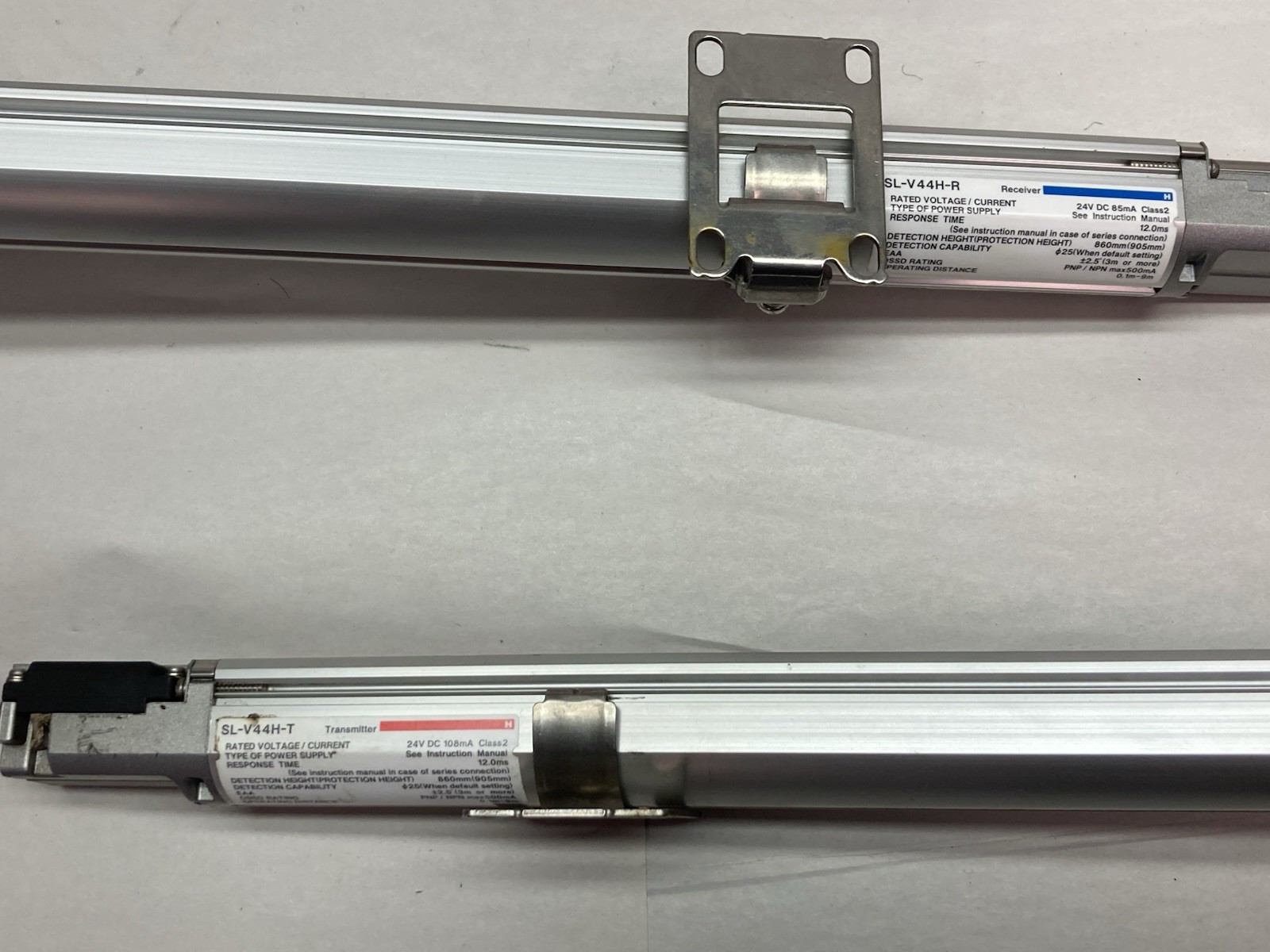 Used Keyence,SL-V44H-T/SL-V44H-R,Safety Light Curtain Set