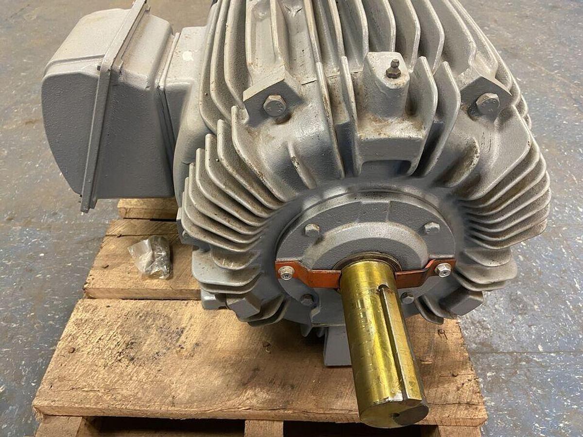 Used Teco Westinghouse,MAX-E1,25Hp Severe Duty Motor 875RPM 230/460V Frame 326T