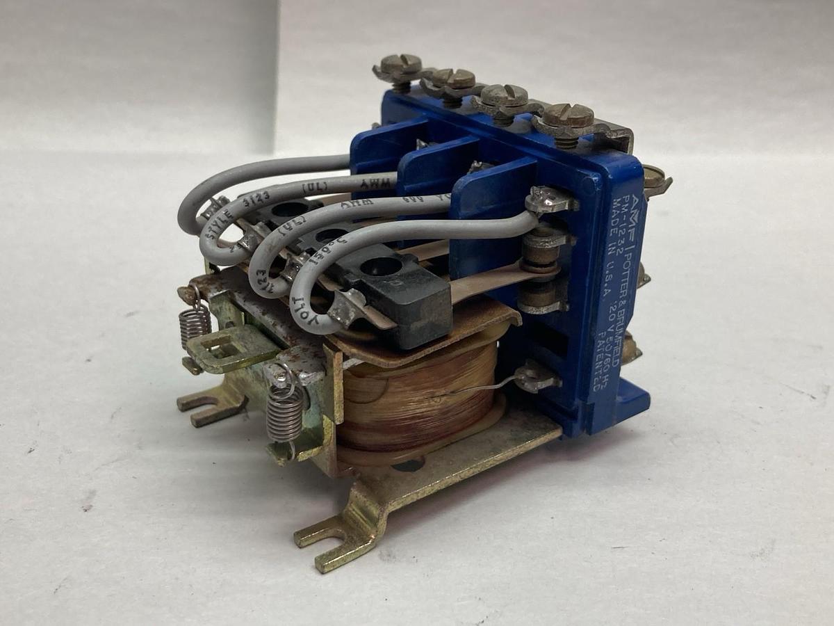 Used Potter & Brumfield,PM-1232,Power Relay 120V 50/60Hz