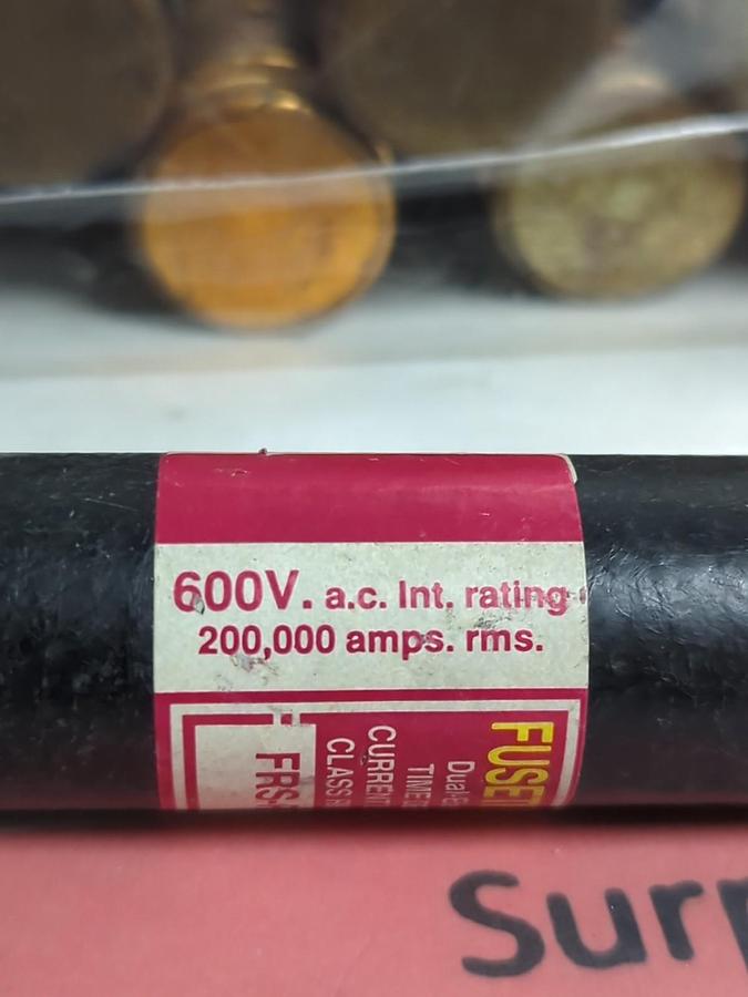 Used COOPER BUSSMANN,FRS-R-60,FUSETRON FUSE 60 AMP LOT OF 13 PRE-OWNED