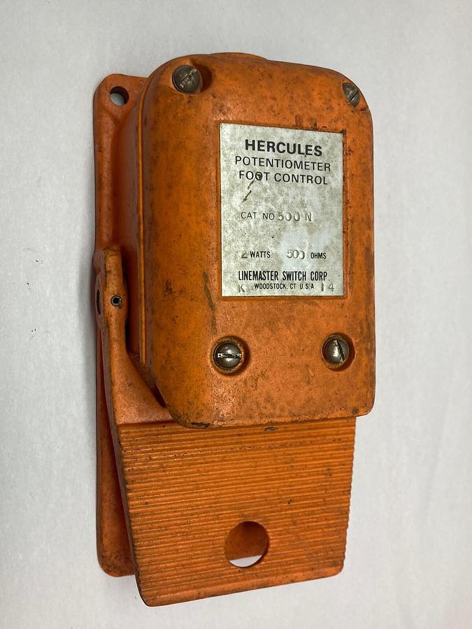 Used Linemaster,500-AN,Hercules Potentiometer 2W 500 OHM