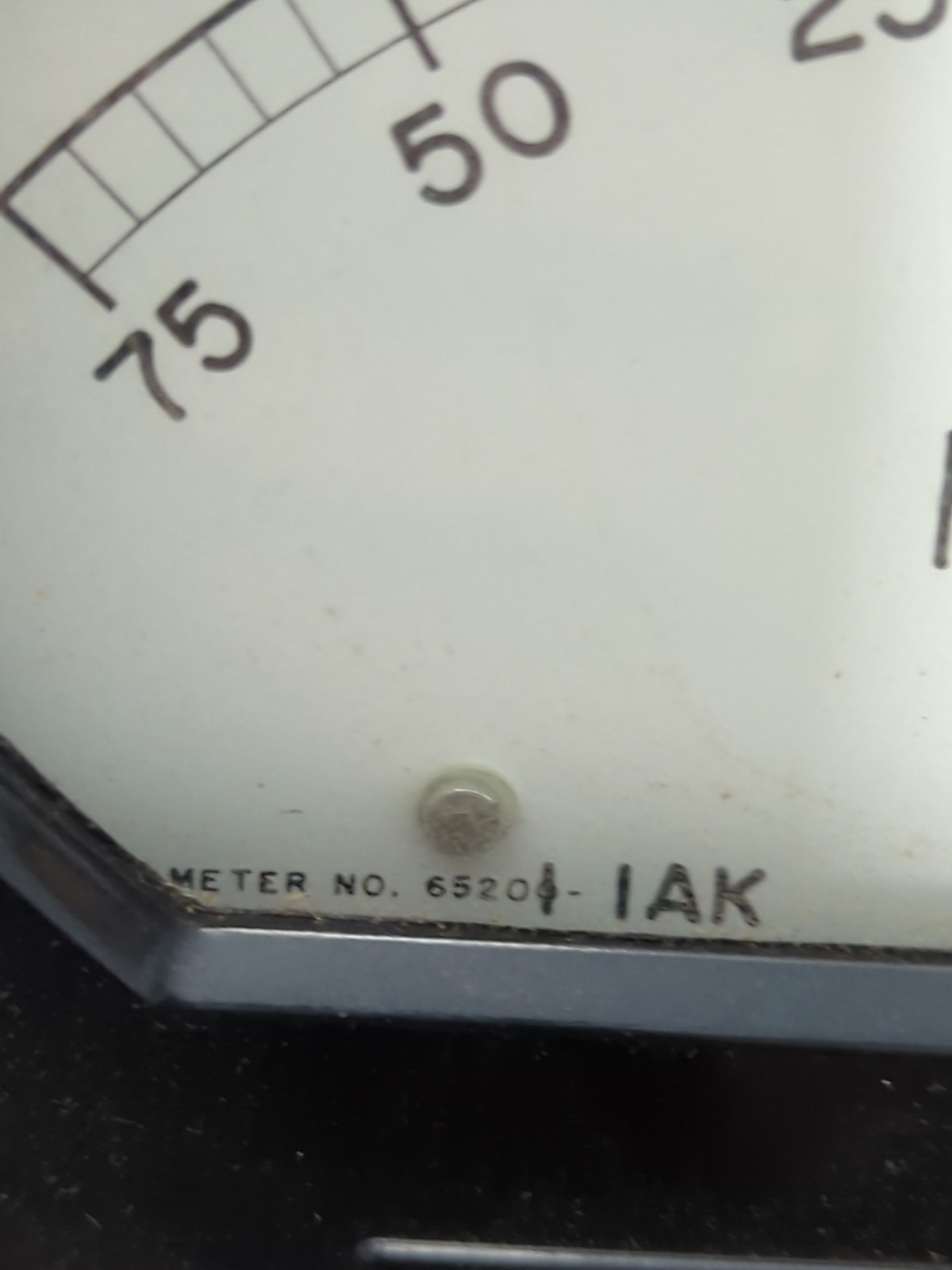 TRIPLETT,65201-IAK,PANEL METER 75-0-75 F.P.M NOS