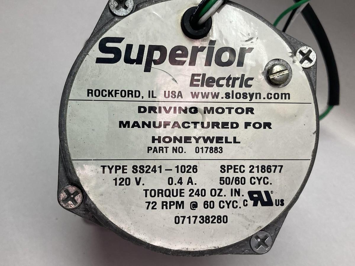 Used Superior Electric,Type SS241-1026,Stepping Motor 120V 0.4A 50/60Hz